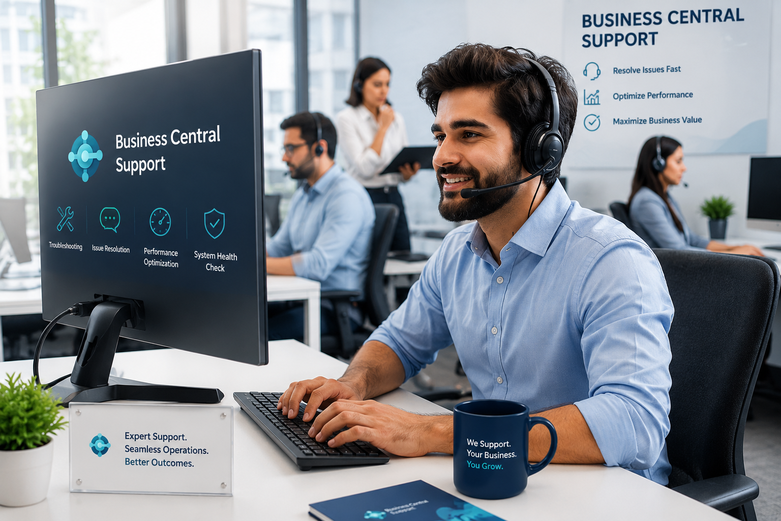 Business Central Support and Managed Services Workspace