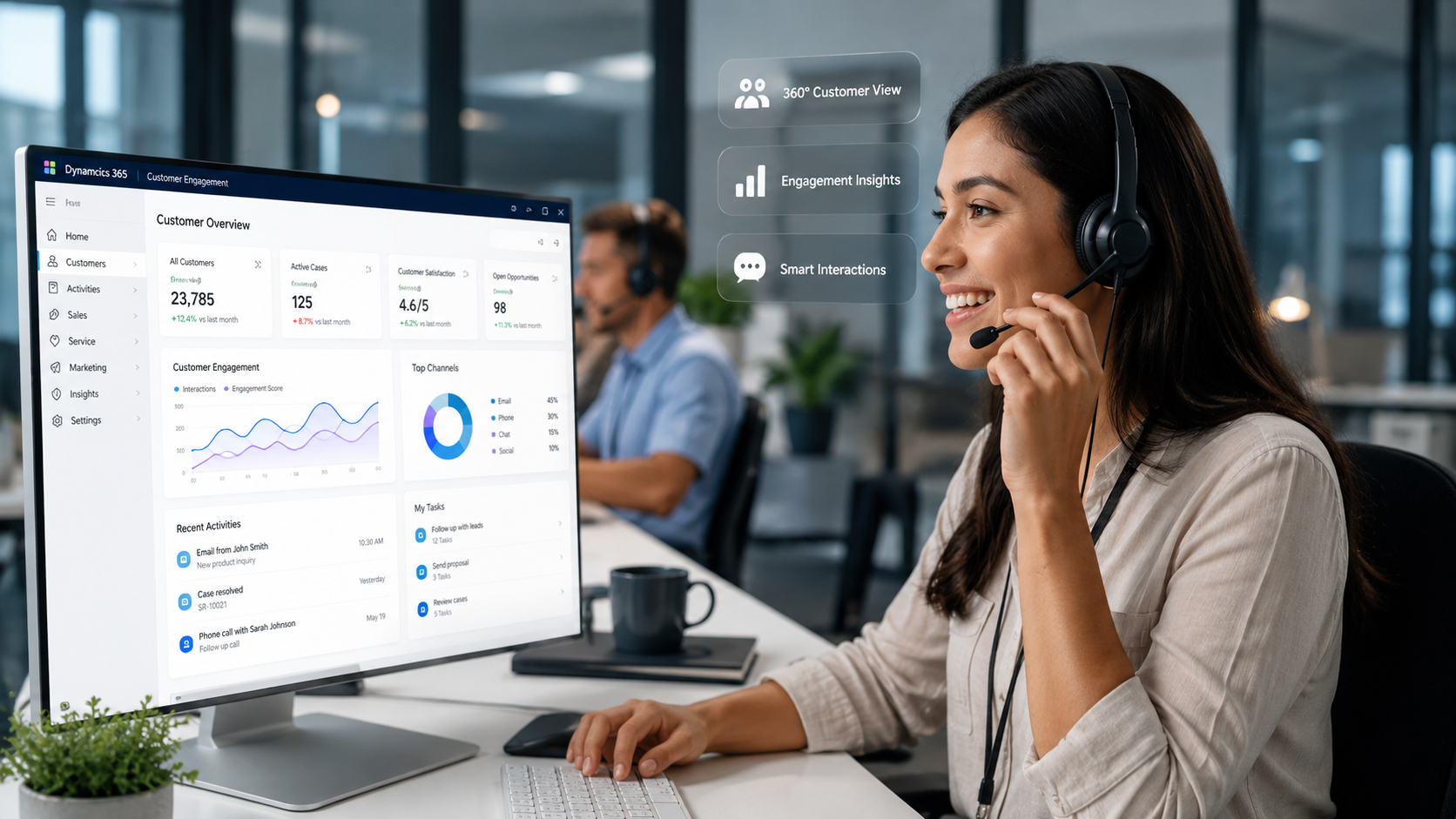 Dynamics 365 Customer Service and customer engagement experience