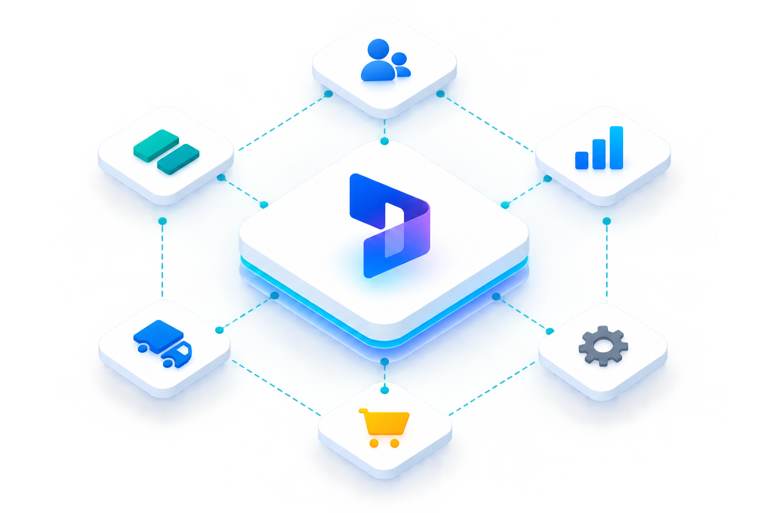 Connected Dynamics 365 applications across business functions