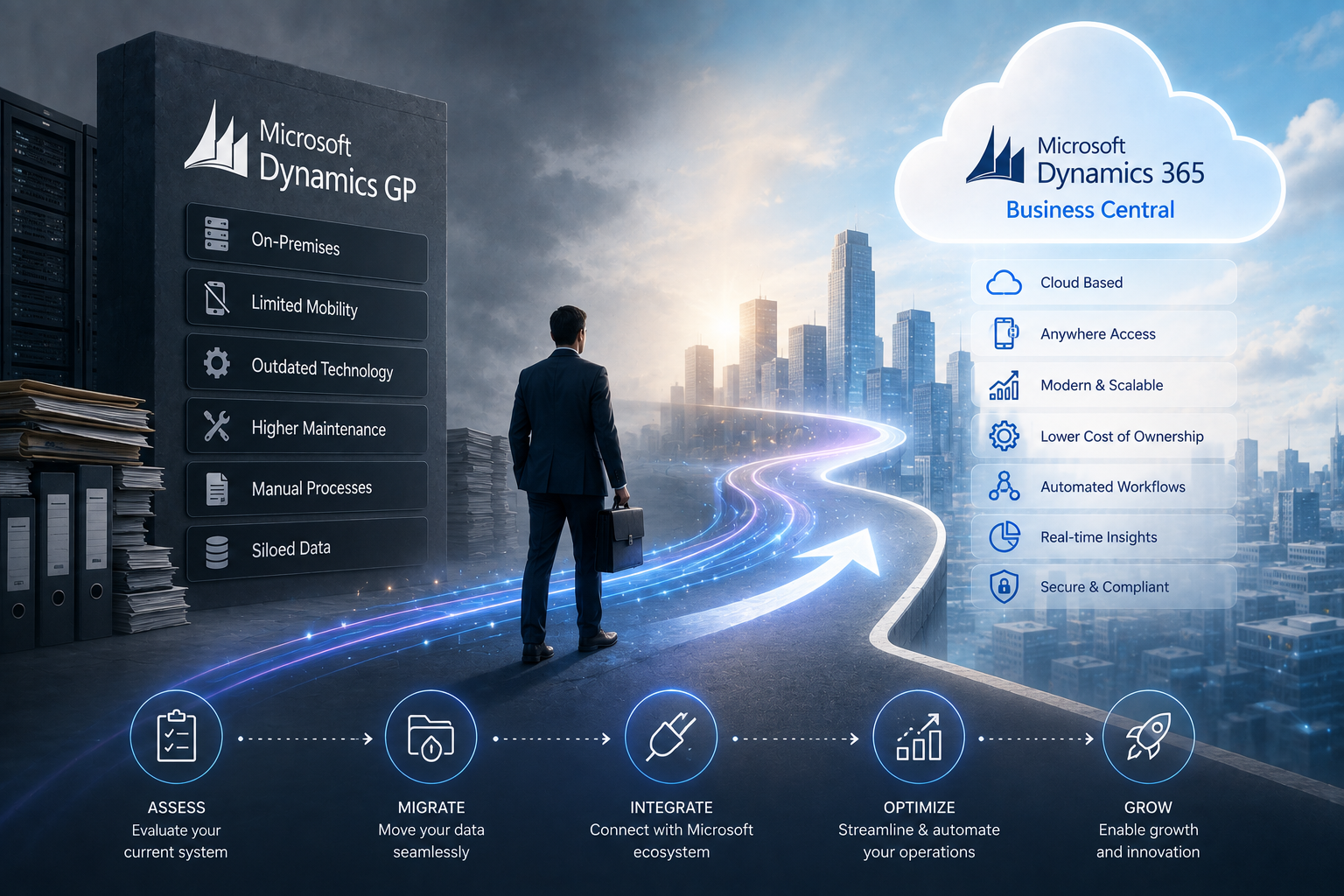 Dynamics GP to Business Central Migration Architecture