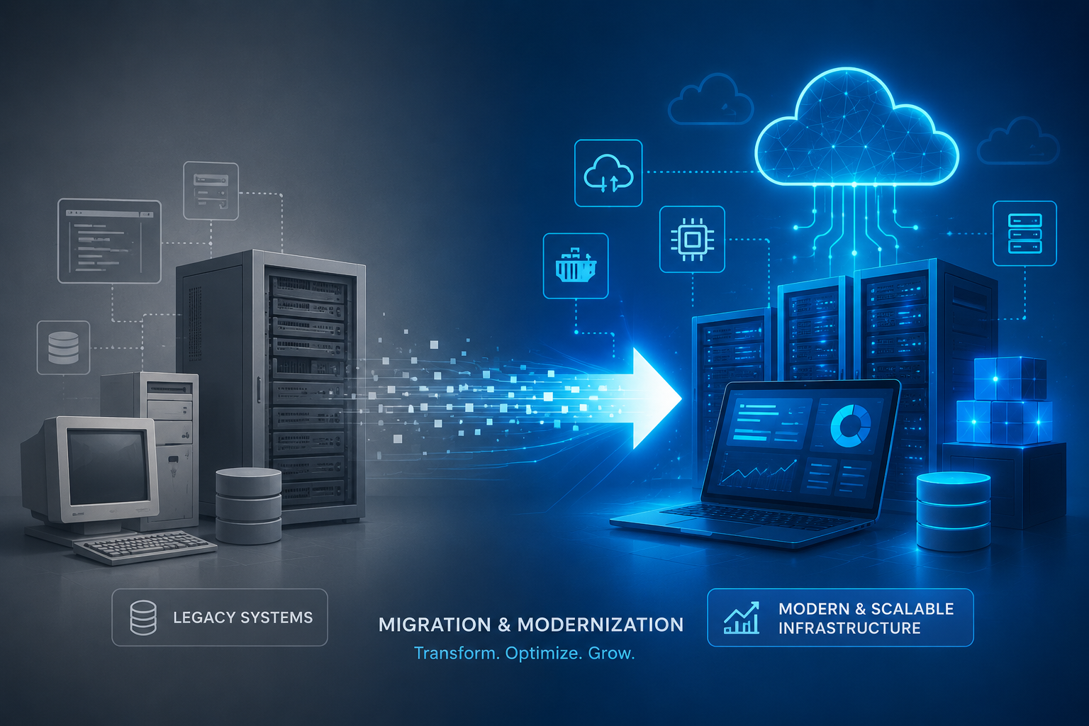 Dynamics NAV to Business Central Migration Architecture