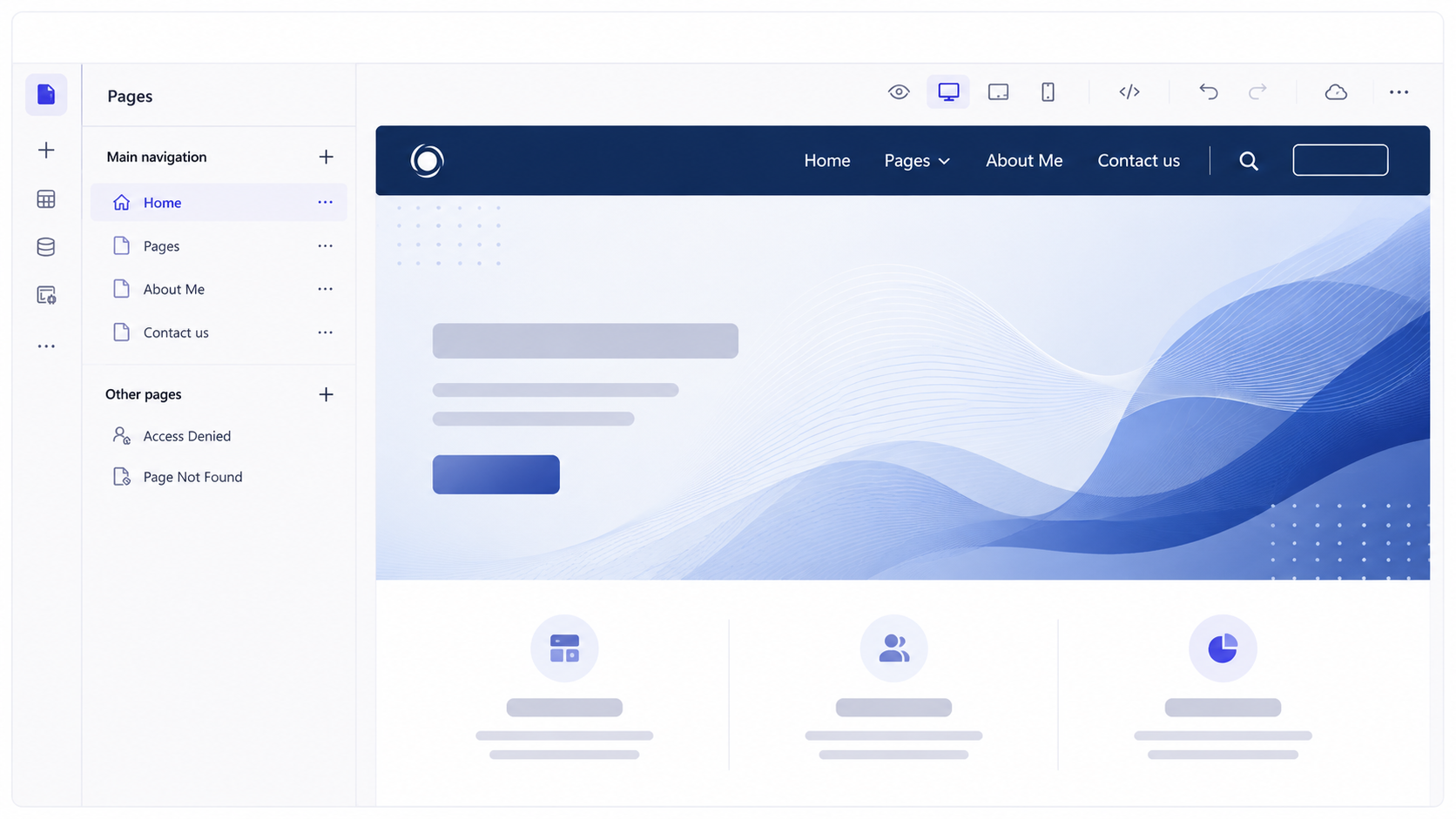 Microsoft Power Pages customer and vendor portal