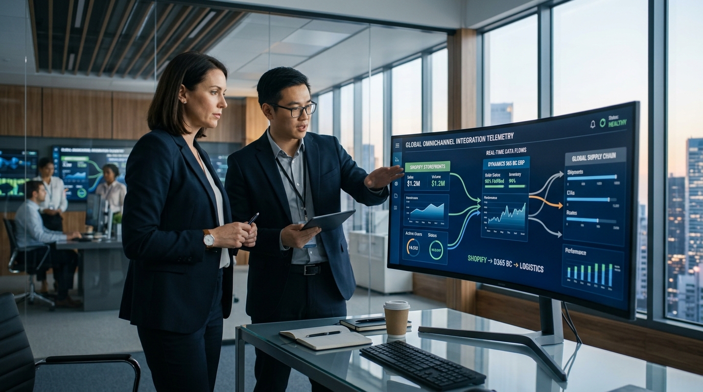 Business Central 29 EDI and Shopify API Architecture