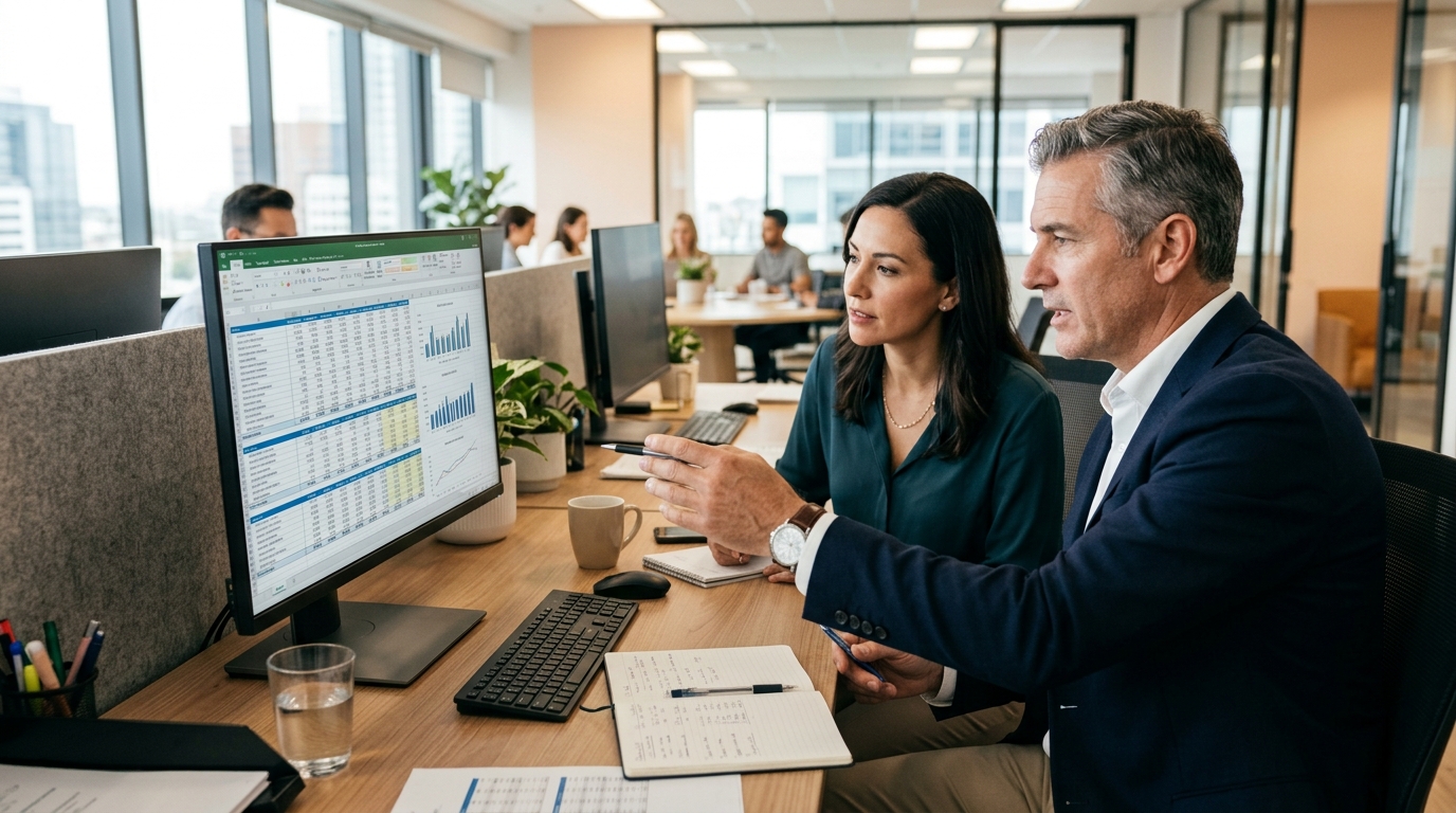 ERP Modernization Consultant Collaborating with Corporate Accounting Manager