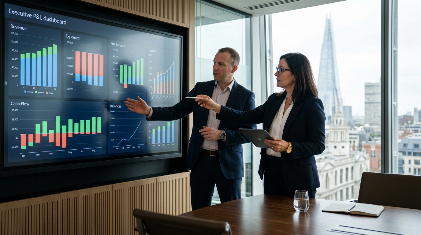 Finance leadership modernizing financial reporting in Business Central with Power BI