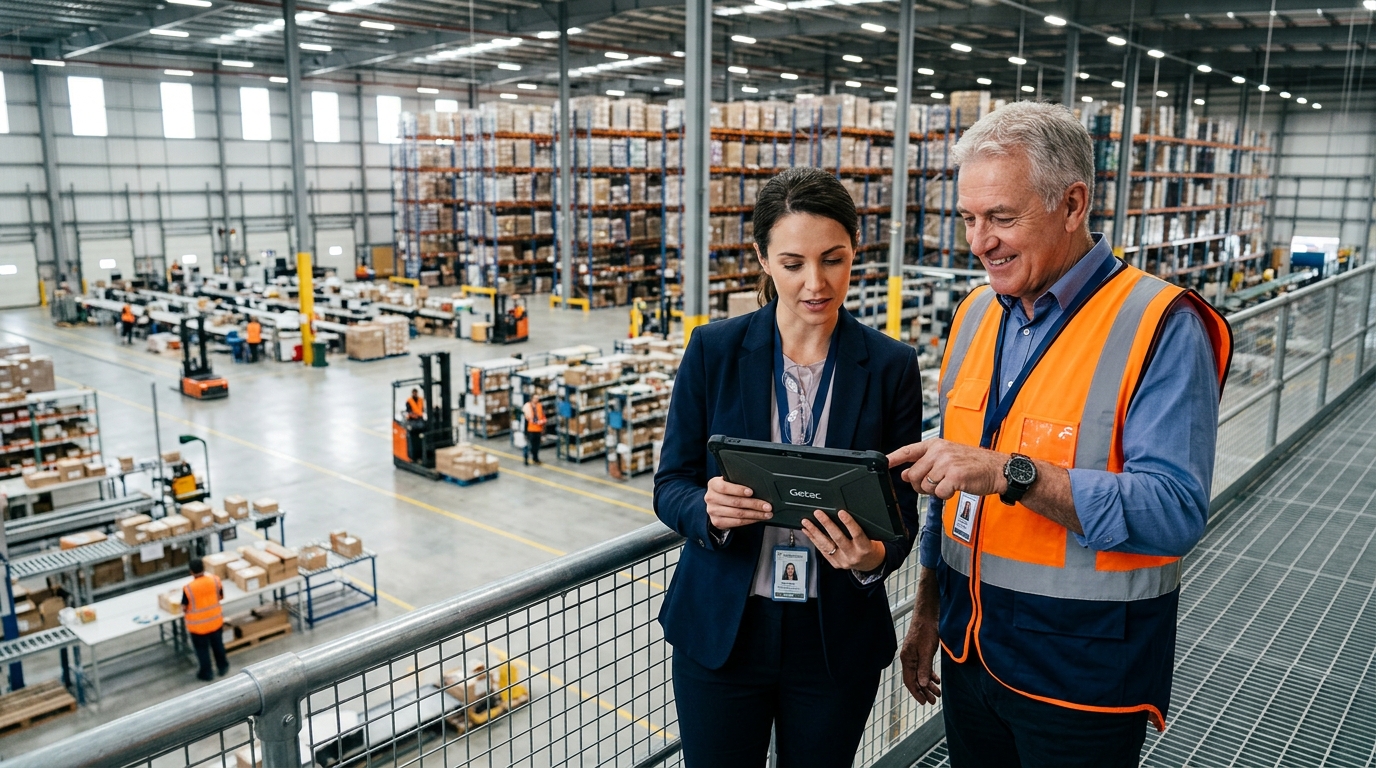 Warehouse operations leaders analyzing automated fulfillment in Dynamics 365 Business Central