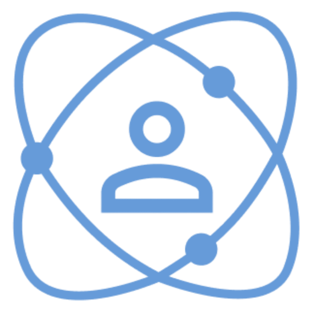 User surrounded by interconnected nodes representing reliability and dependable service.