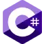 C# programming language logo
